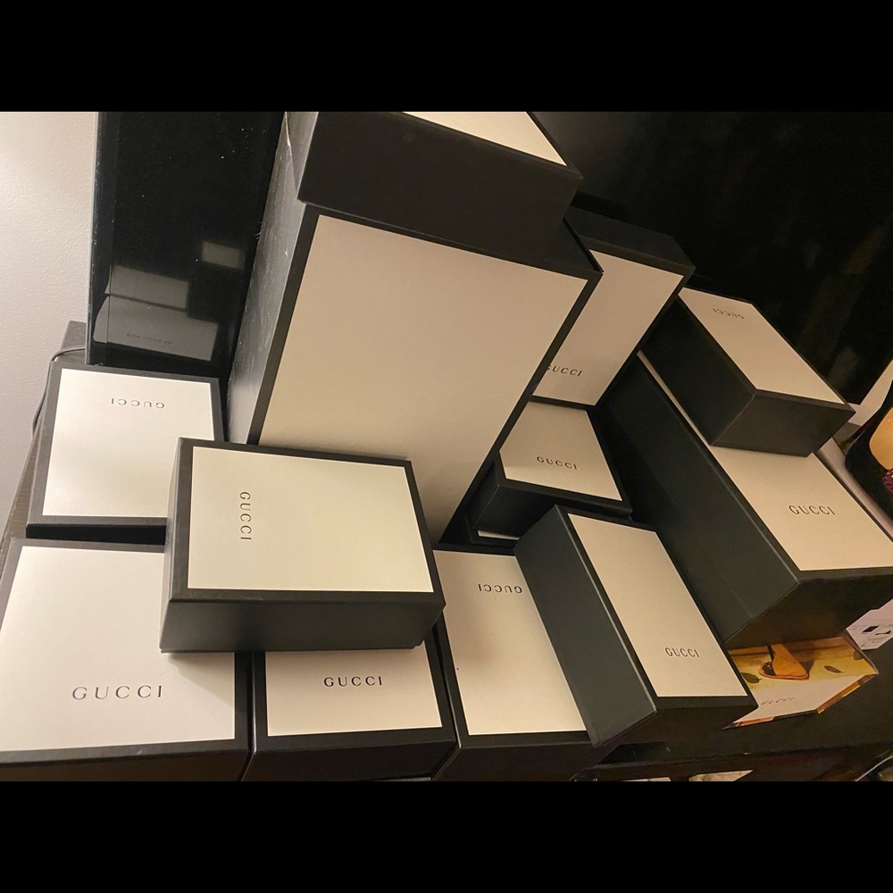 Gucci gift boxes